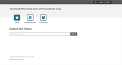 Desktop Screenshot of helpdesk.ancc.net